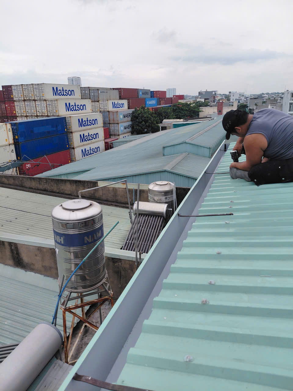 Vật liệu máng xối chất lượng